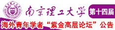 骚逼美女操大骚逼南京理工大学第十四届海外青年学者紫金论坛诚邀海内外英才！